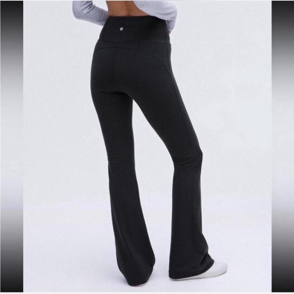 lululemon High-Waisted Black Flare Leggings